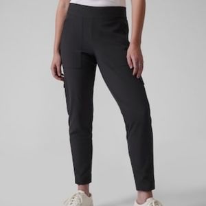 Athleta Black Cargo Pants - size 4
